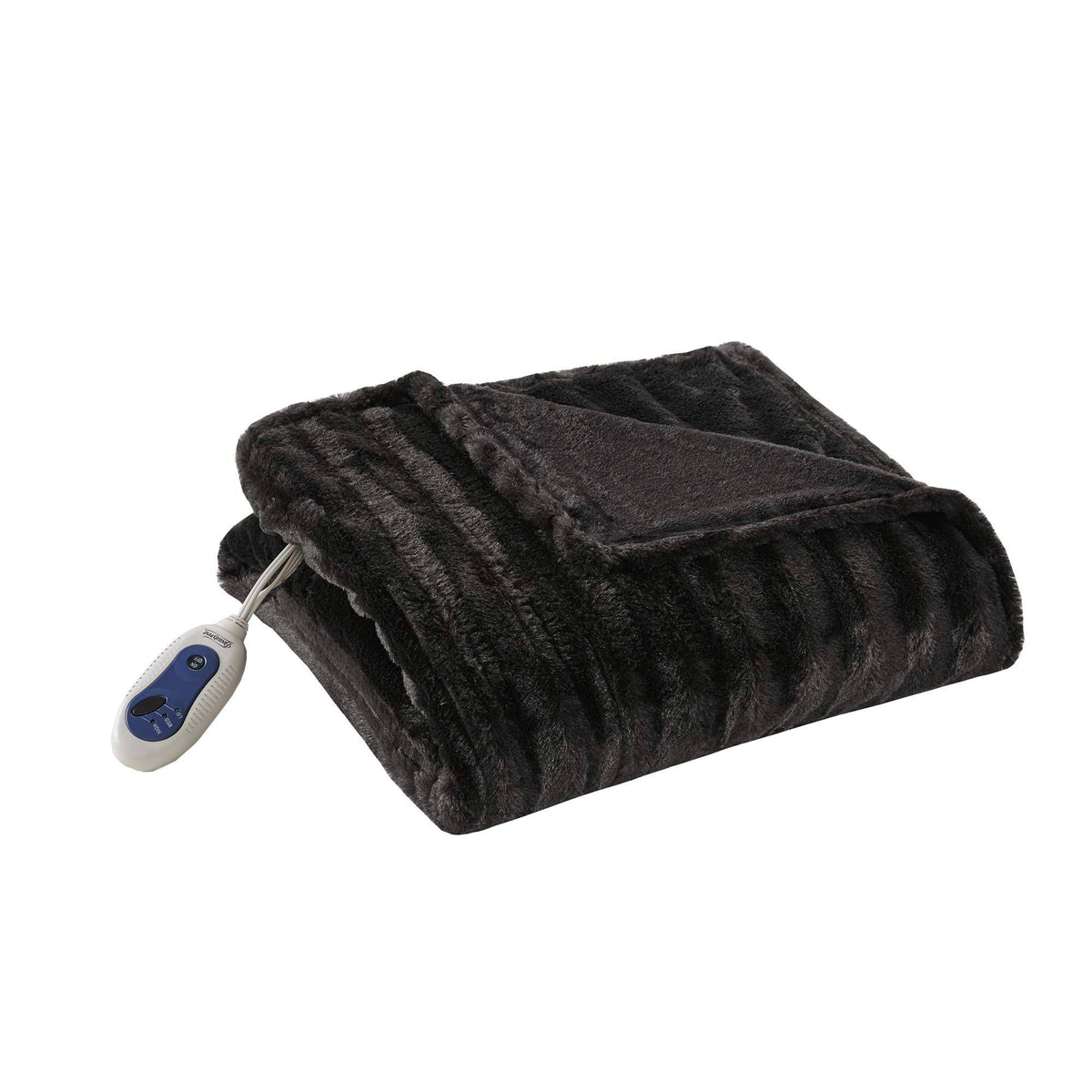 Heated Faux Fur Throw P2129