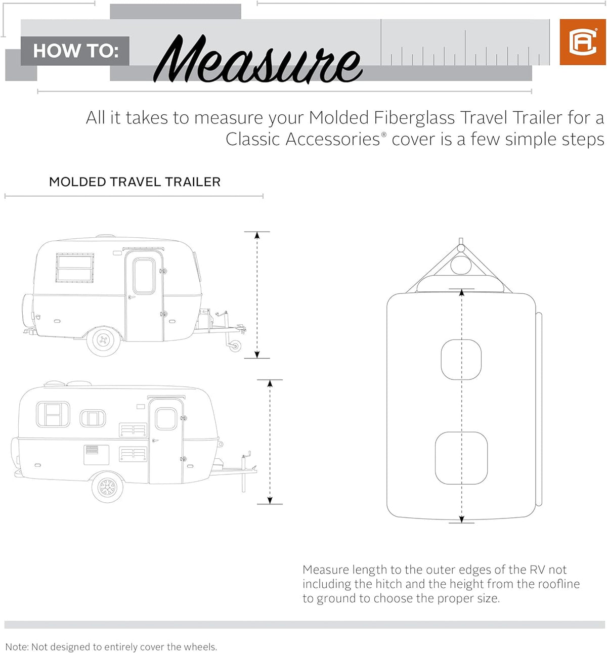 Molded Fiberglass Travel Trailer Cover H23556
