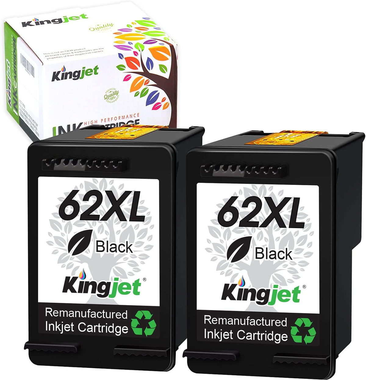 2 Black Ink Cartridge Pack of 2 G186