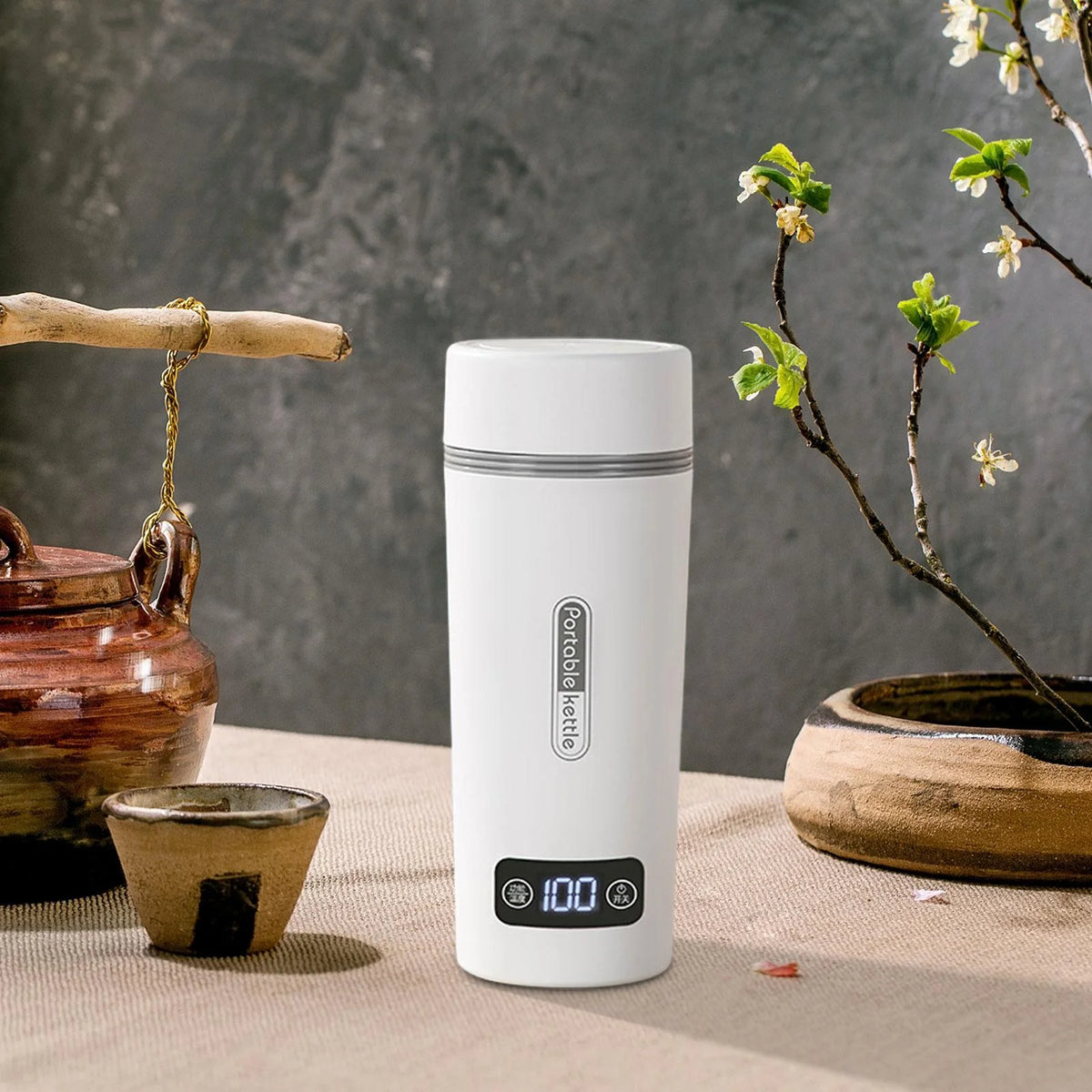 Portable Heating Kettle white X3331