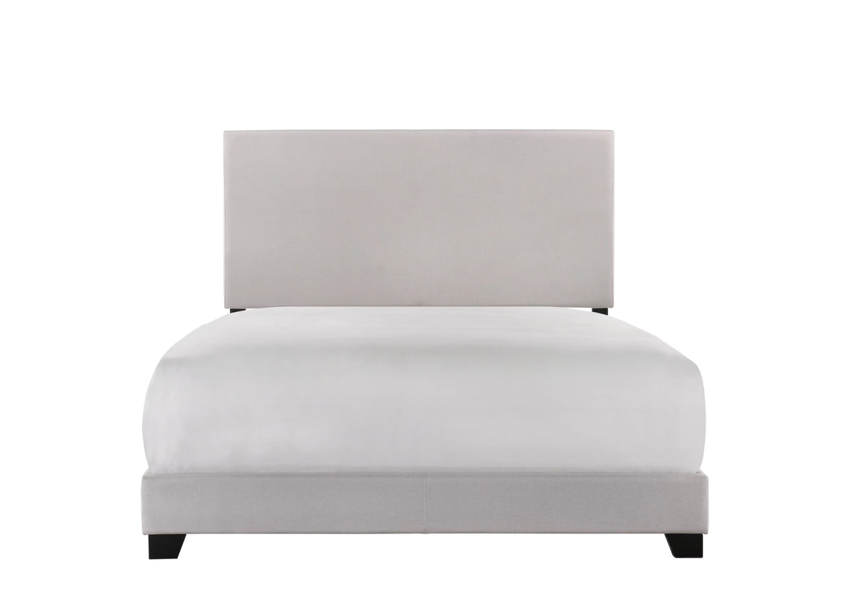 Black Queen Faux Leather Bed H6176