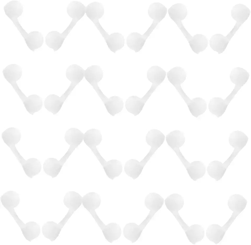 100pcs Breathable Invisible Sponge Nose Plugs N8860