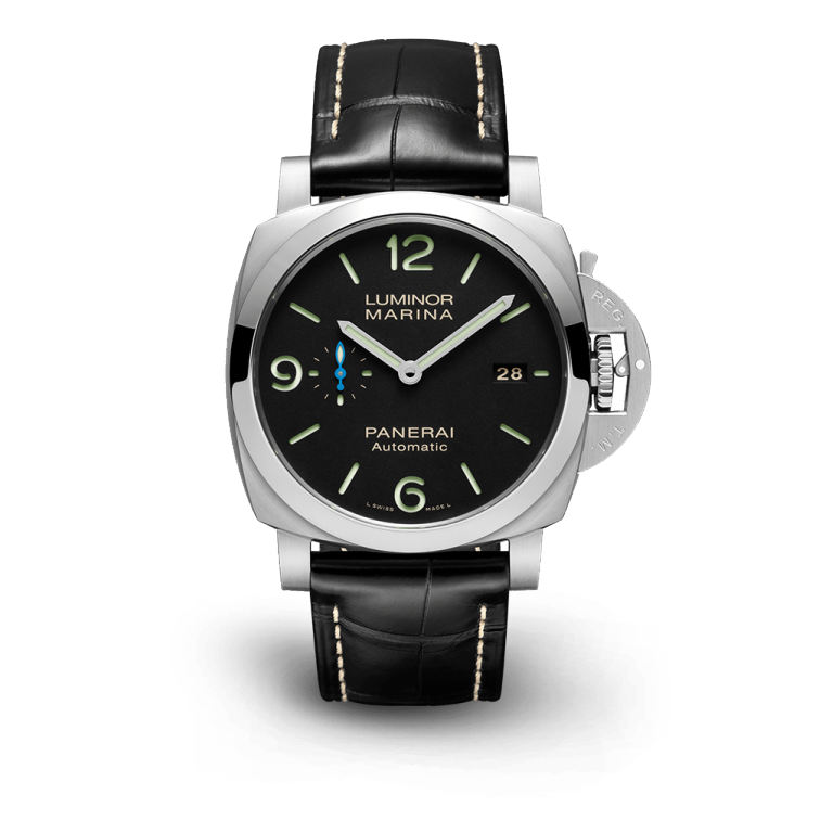 Black 44mm Watch E396