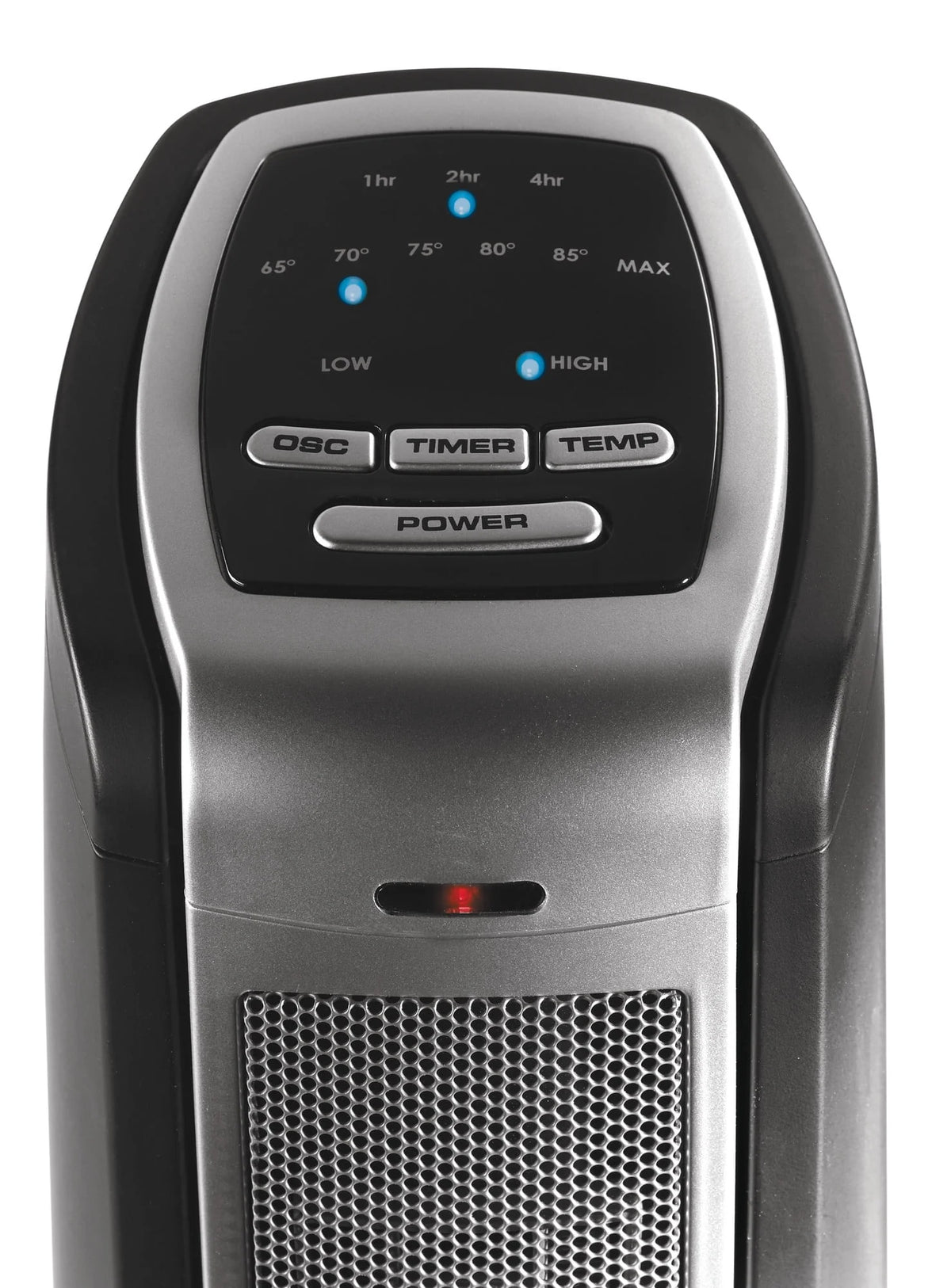 1500W Electric Oscillating Ceramic Tower Space Heater with Remote, Black L97379