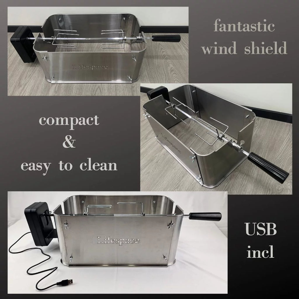 Portable Grill Rotisserie Extension Kit G802