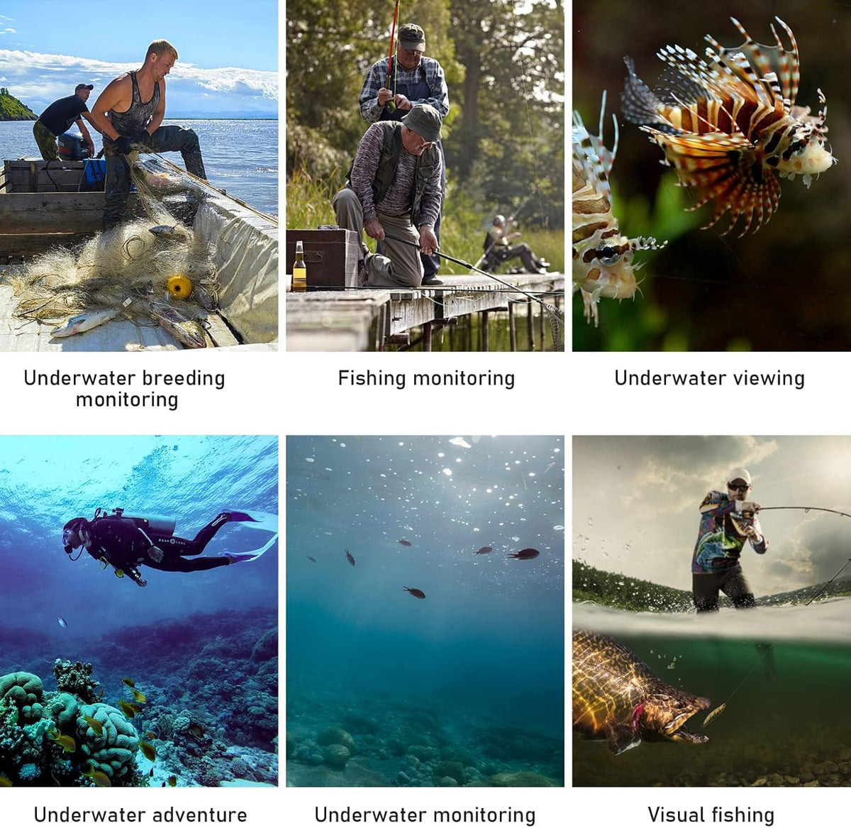 Underwater Fishing Camera with 4.3 Inch LCD Monitor K7775