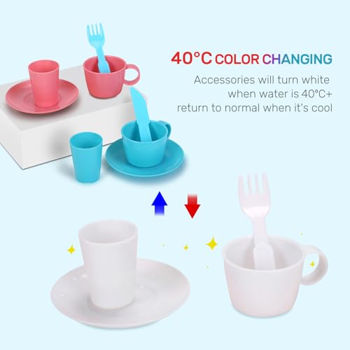 Pretend Play Kitchen Sink Toys with Cooking Stove Pot and Pan M7196
