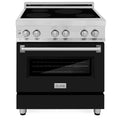 30 4.0 cu. ft. Black Matte Induction Range Y4555