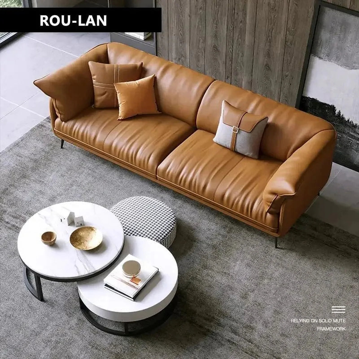 Leather Sofa F50931