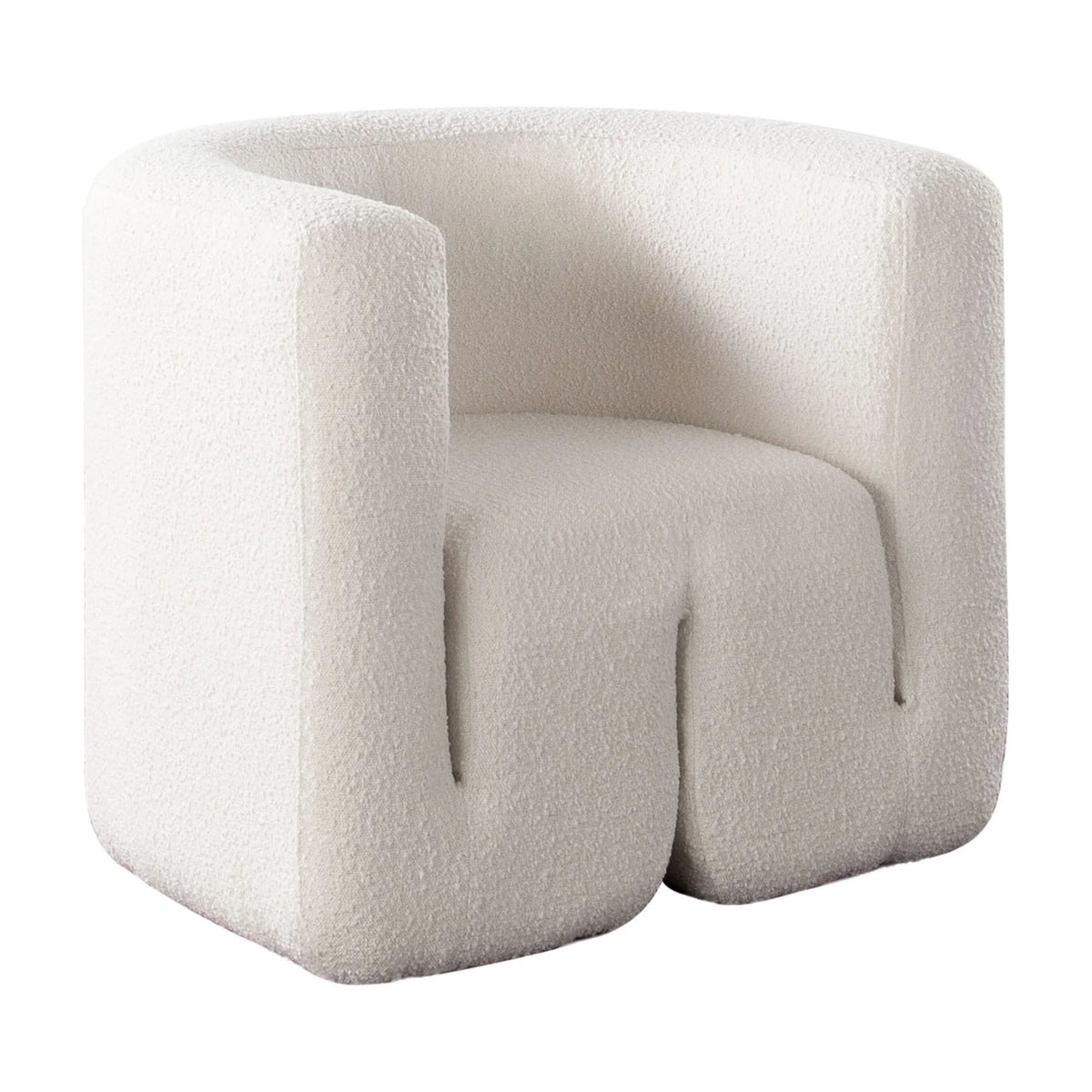 Ivory Boucle Accent Chair M218645