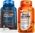 Apple Cider Vinegar Capsules and Multi Collagen Gummies with Biotin D6199