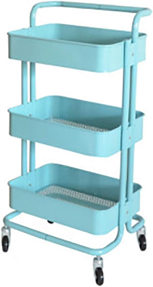 Mobile Storage Cart with Adjustable Metal Frame D5939