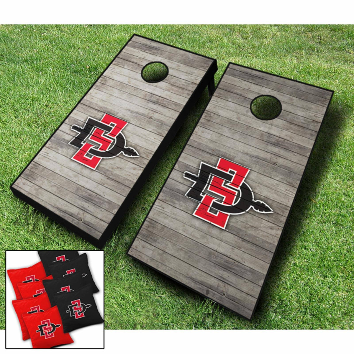 Distressed Cornhole Set B670102