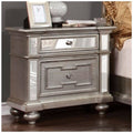 Silver Contemporary Night Stand D93572