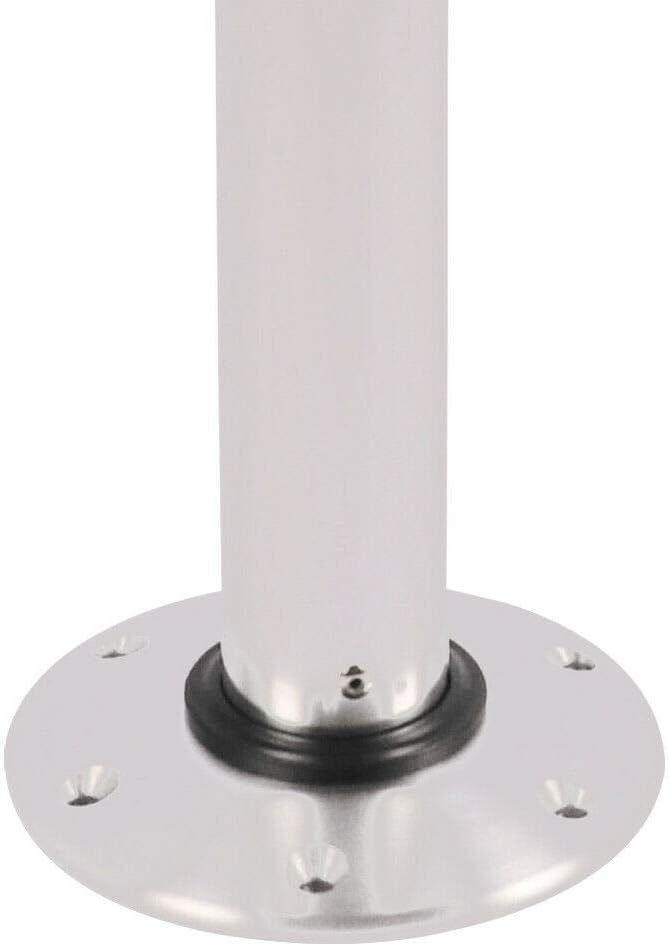 Adjustable Table Pedestal Stand 22-28 Inch Aluminum Finish Removable Q765