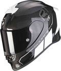 Black White Carbon Motorcycle Helmet E1285