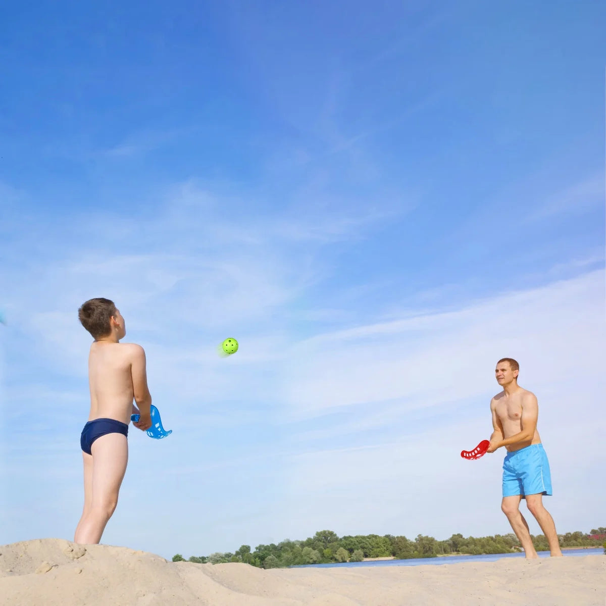 Scoop Ball Game Toss & Catch Set Outdoor Sports Beach Game M27698