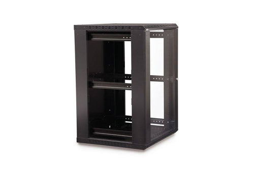 18U Wall Mount Cabinet with Glass Door T3866