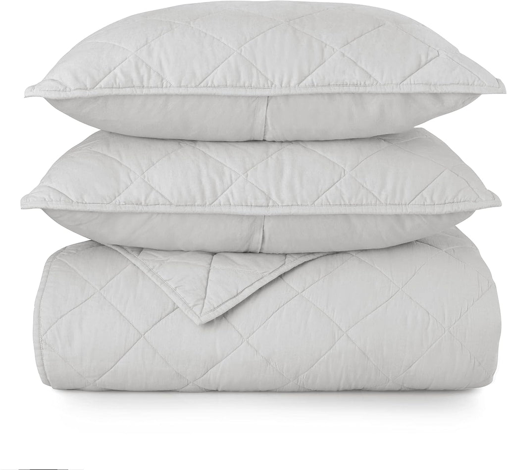 King Cotton Linen Percale Quilt Z86187