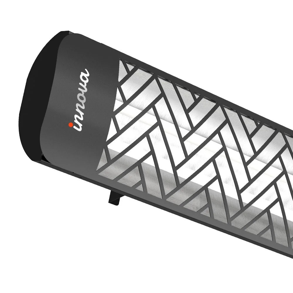 4000 Watt Electric Infrared Dual Element Heater Black Finish D796754