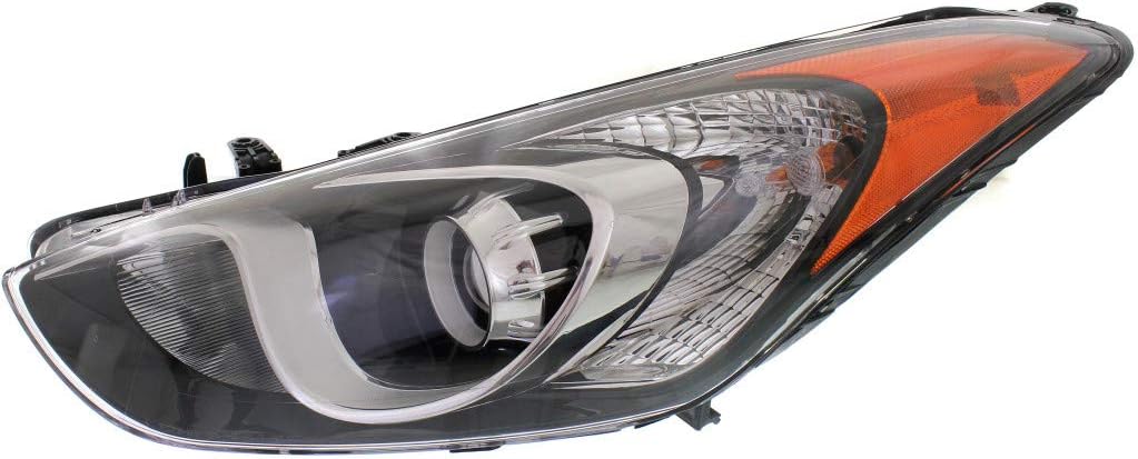 Hyundai Elantra GT Headlight Assembly 2013-2017 Passenger Side N84129