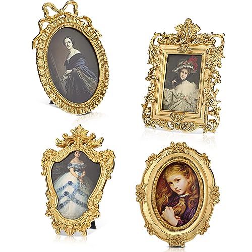 Black Gothic Vintage Picture Frames Set of 4 E726461
