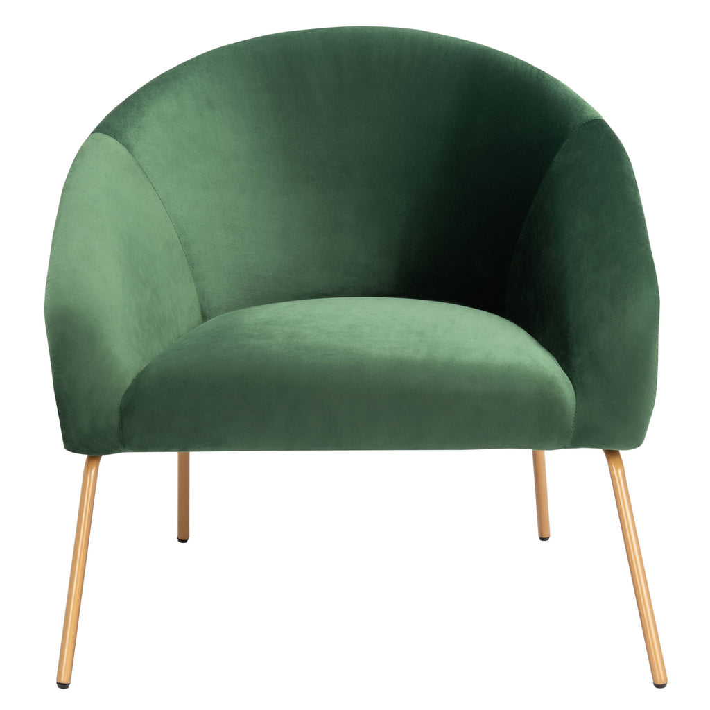 Cream Velvet Accent Chair V679