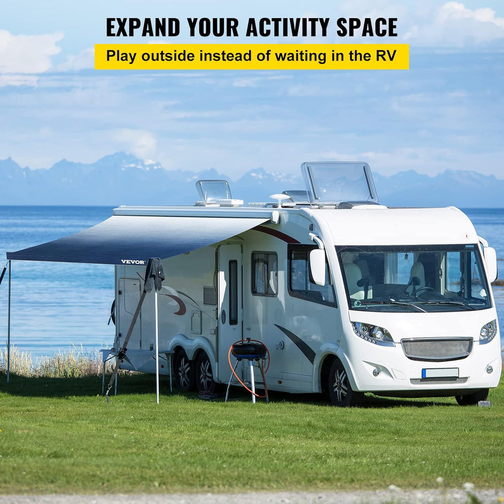 Slate Blue 15oz Vinyl RV Awning Replacement Fabric R4720