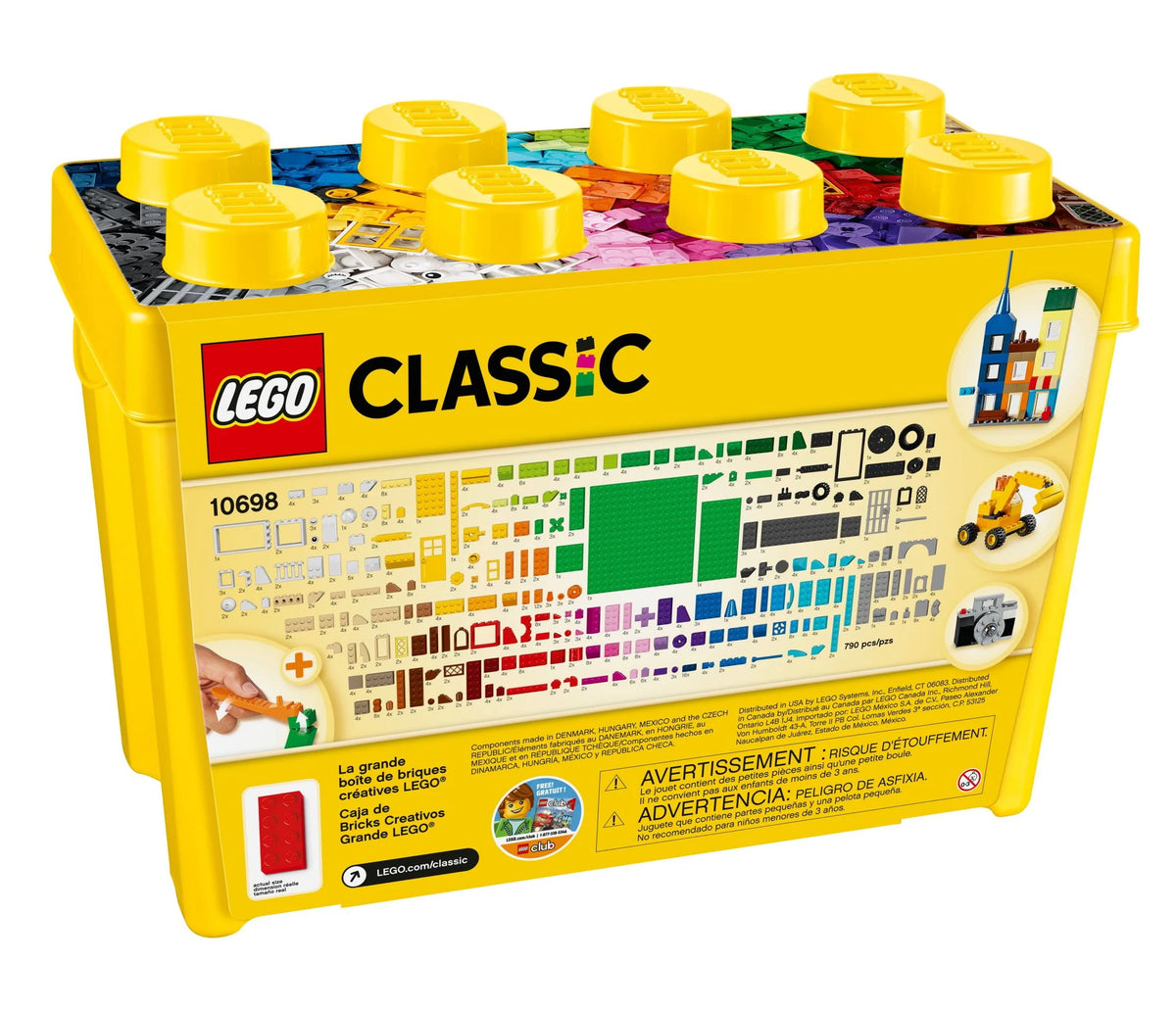 Large Creative Brick Box Building Toy D3651