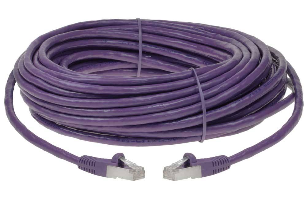 100ft Cat6 Shielded (STP) Ethernet Network Cable F101495
