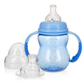Aqua 8 oz Wide Neck Non-Drip Bottle, Case of 24 H933