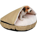Oxford Sherpa Pet Cave and Round Pet Bed N79702