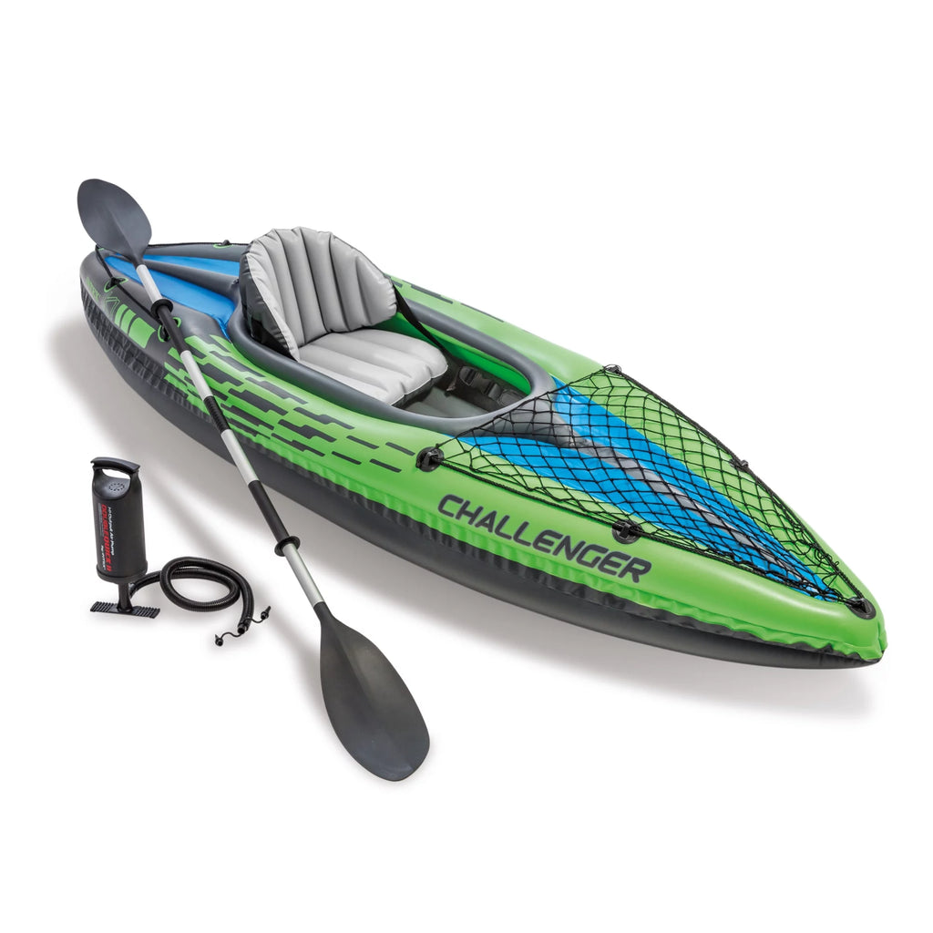 Inflatable Single Person Kayak Set with Pump E523952
