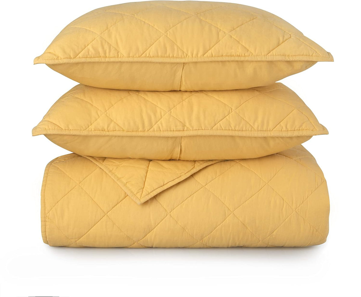 King Cotton Linen Percale Quilt Z86187