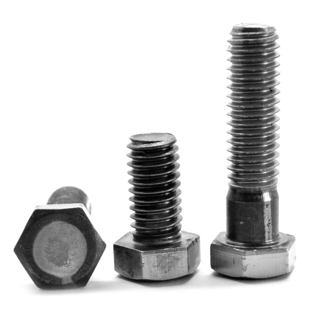 3/8x22-16 x 2 1/2x22 Coarse Thread Grade 2 Hex Cap Screw Low Carbon Steel Plain Finish Pk 400 H276938