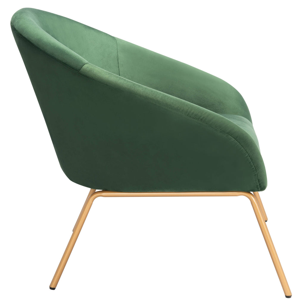 Cream Velvet Accent Chair V679