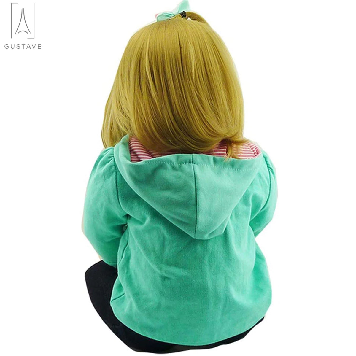 24 Inch Blond Hair Silicone Vinyl Baby Doll L503