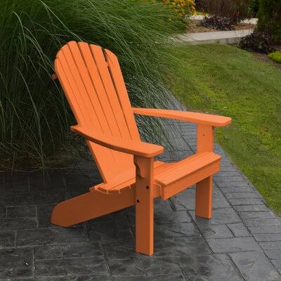 Tangerine Plastic Adirondack Chair G943149