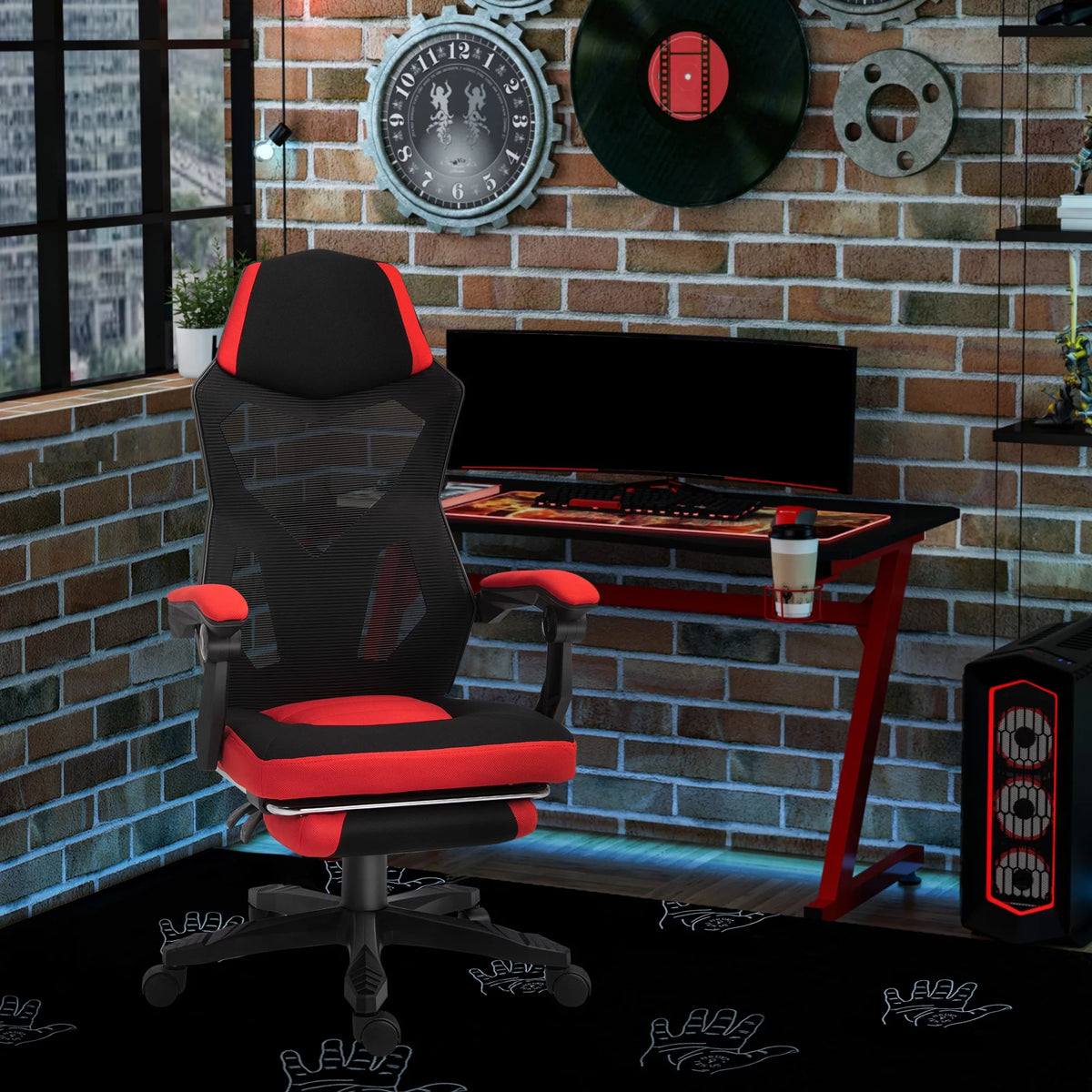 Red Adjustable Height Active Chair E913869