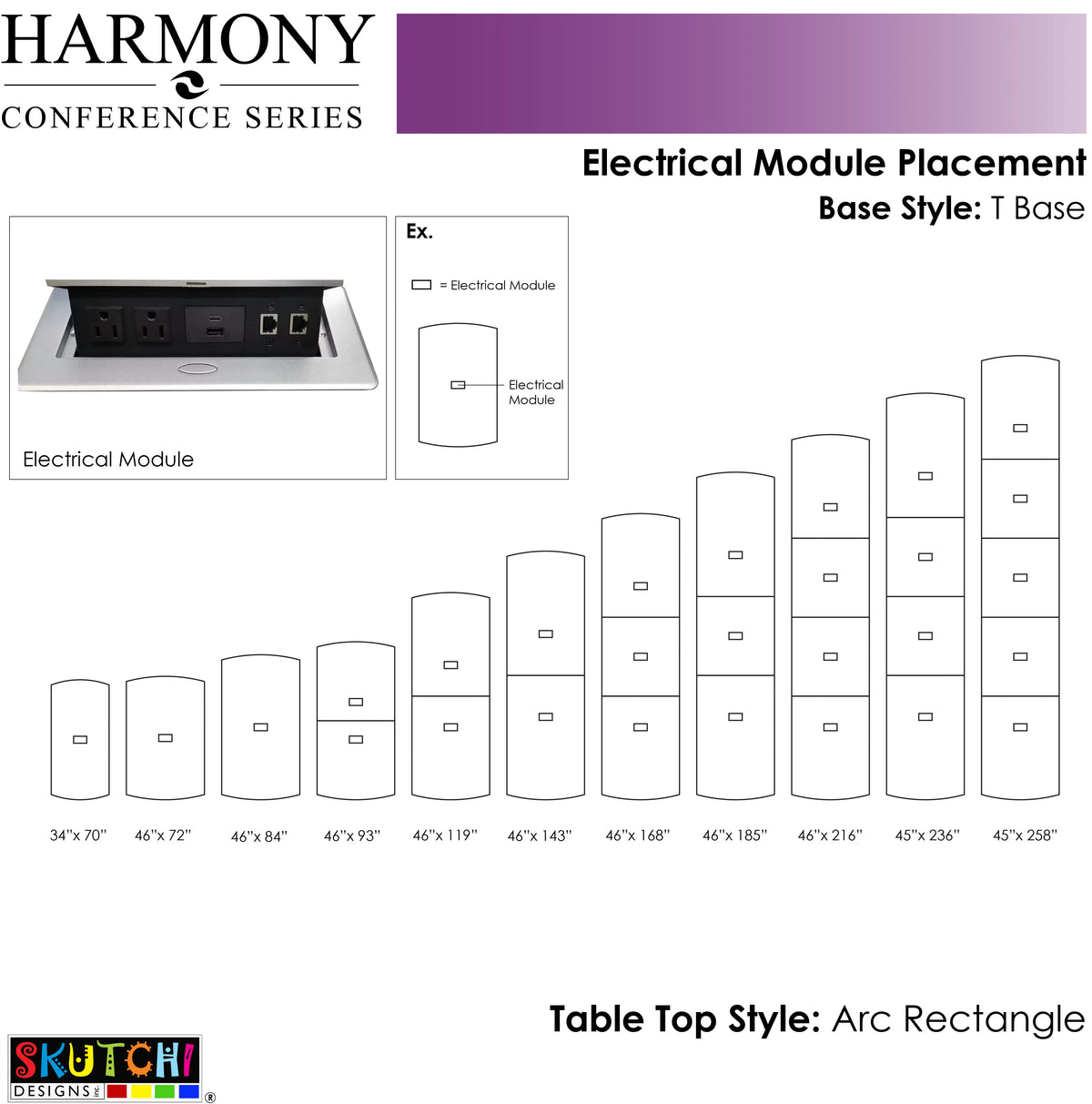 6 Person Rectangle Conference Table Y312