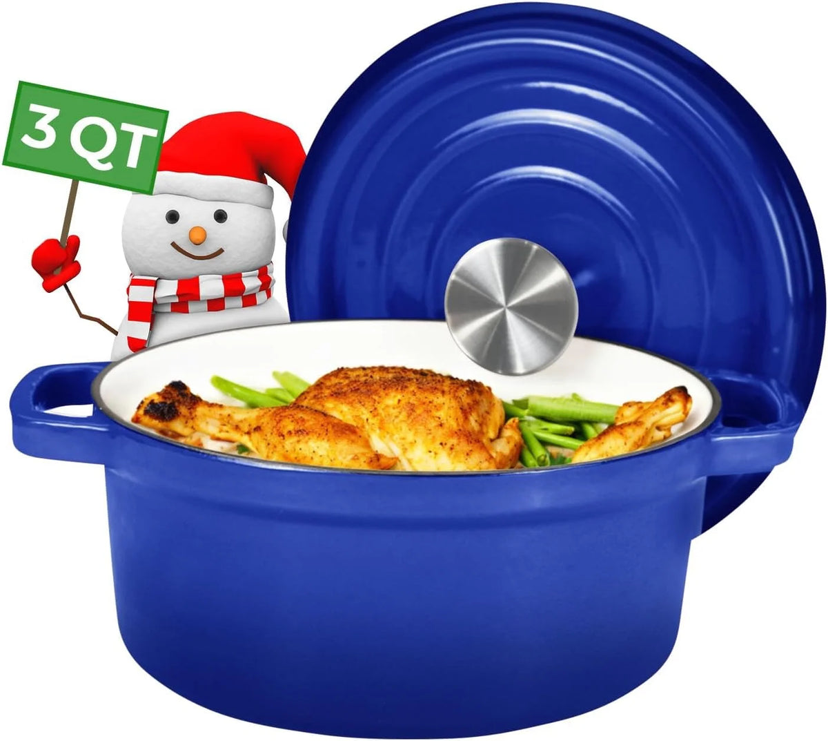 Enameled Cast Iron Cookware Set E637