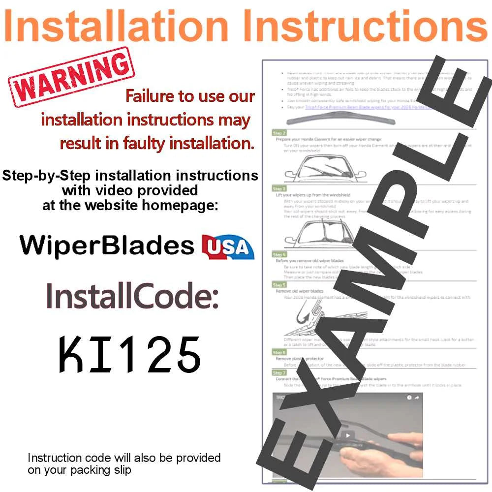 Set of 2 Performance Beam Wipers R5617