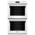 30 in. Double Electric Wall Oven Self-Cleaning with Convection in White N74546