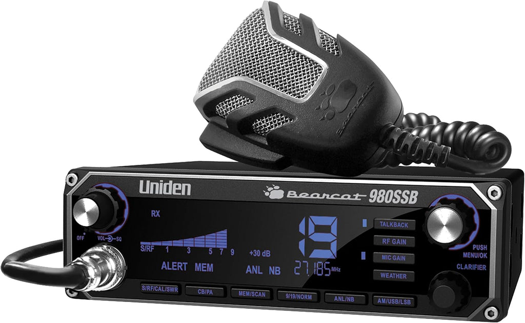 40-Channel SSB CB Radio with NOAA WeatherBand, 7-Color Digital Display, Noise Cancelling Mic I723596