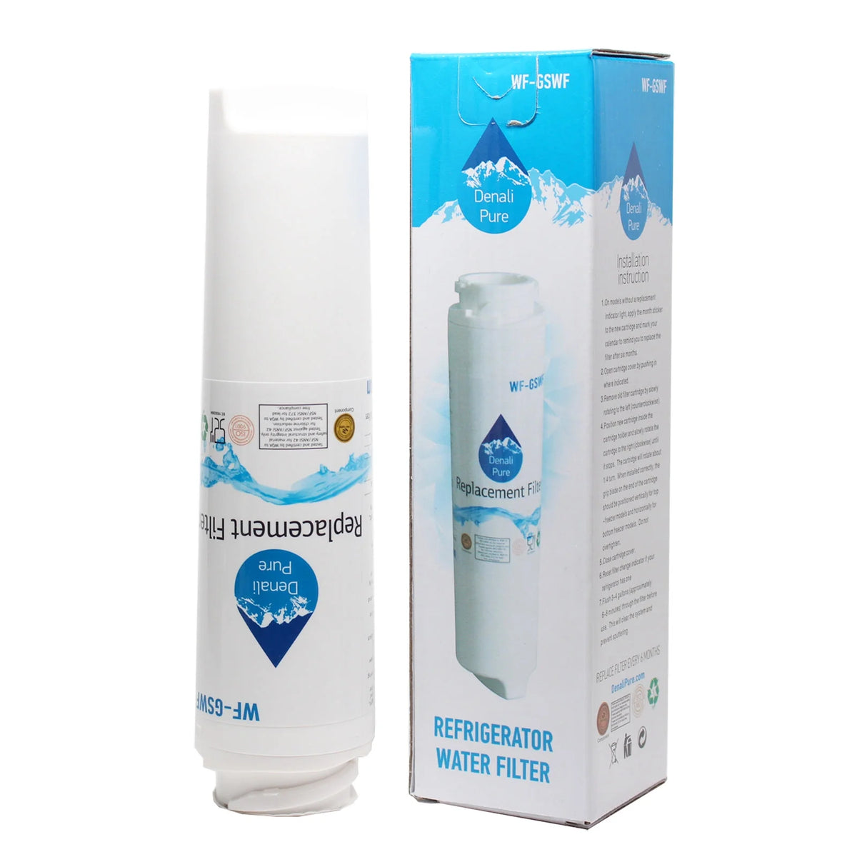6-Pack Replacement Refrigerator Water Filter L43392