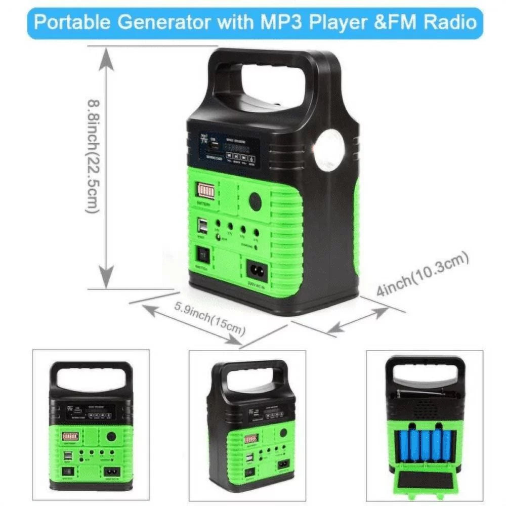 Portable Power Station and Solar Generator with 10W Solar Panel F177421