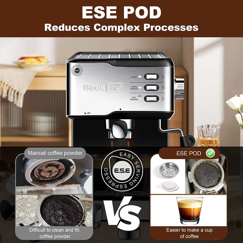 20 Bar Espresso Machine with Milk Frother R809