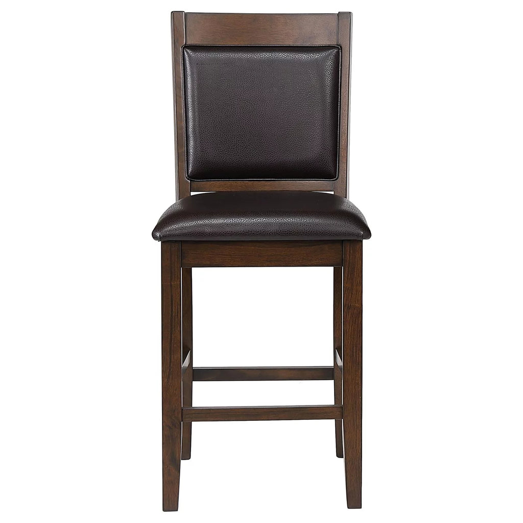 5-piece Rectangular Dining Set Brown and Walnut S13373