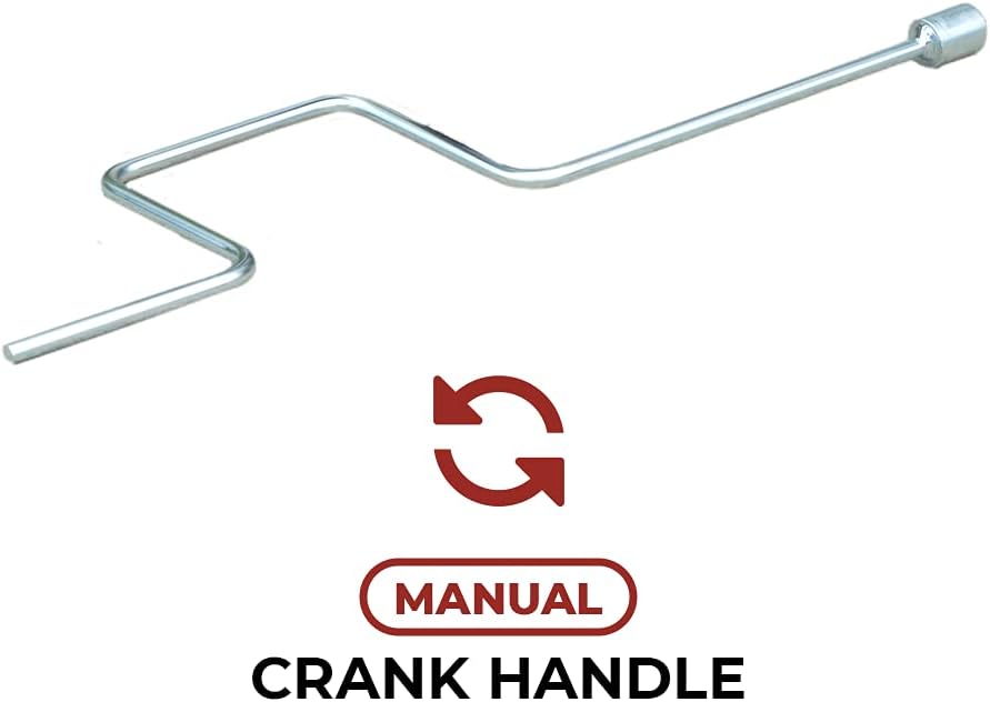 24" Scissor Jack with Crank Handle, 5000lbs Capacity, Pack of 2 T72700