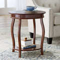 Dark Walnut Small Bamboo Accent Table Z35874